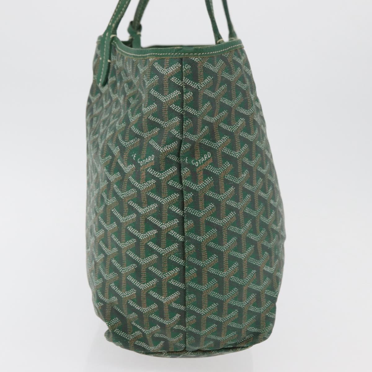 GOYARD Saint Louis PM Tote Bag PVC Green Auth 178611