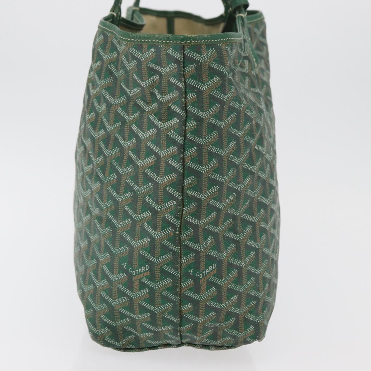 GOYARD Saint Louis PM Tote Bag PVC Green Auth 178611