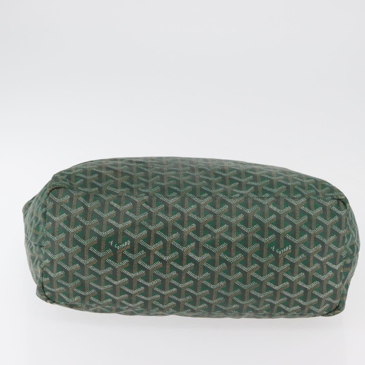 GOYARD Saint Louis PM Tote Bag PVC Green Auth 178611