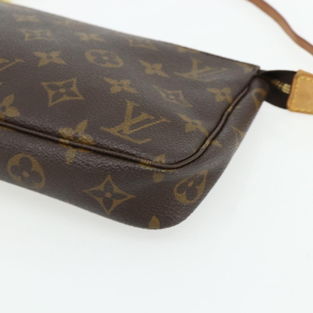 LOUIS VUITTON Monogram Pochette Accessoires Pouch M51980 LV Auth 178625A