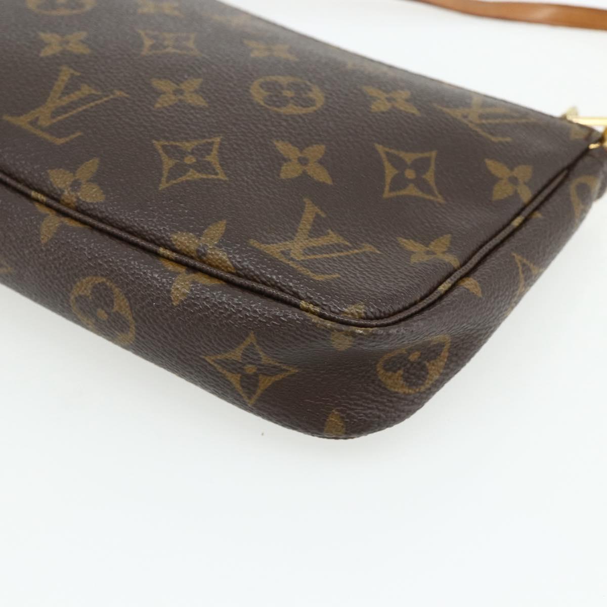 LOUIS VUITTON Monogram Pochette Accessoires Pouch M51980 LV Auth 178625A