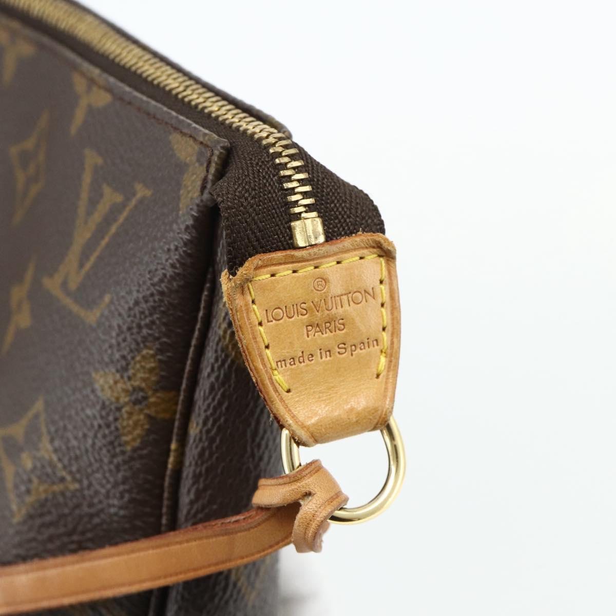 LOUIS VUITTON Monogram Pochette Accessoires Pouch M51980 LV Auth 178625A