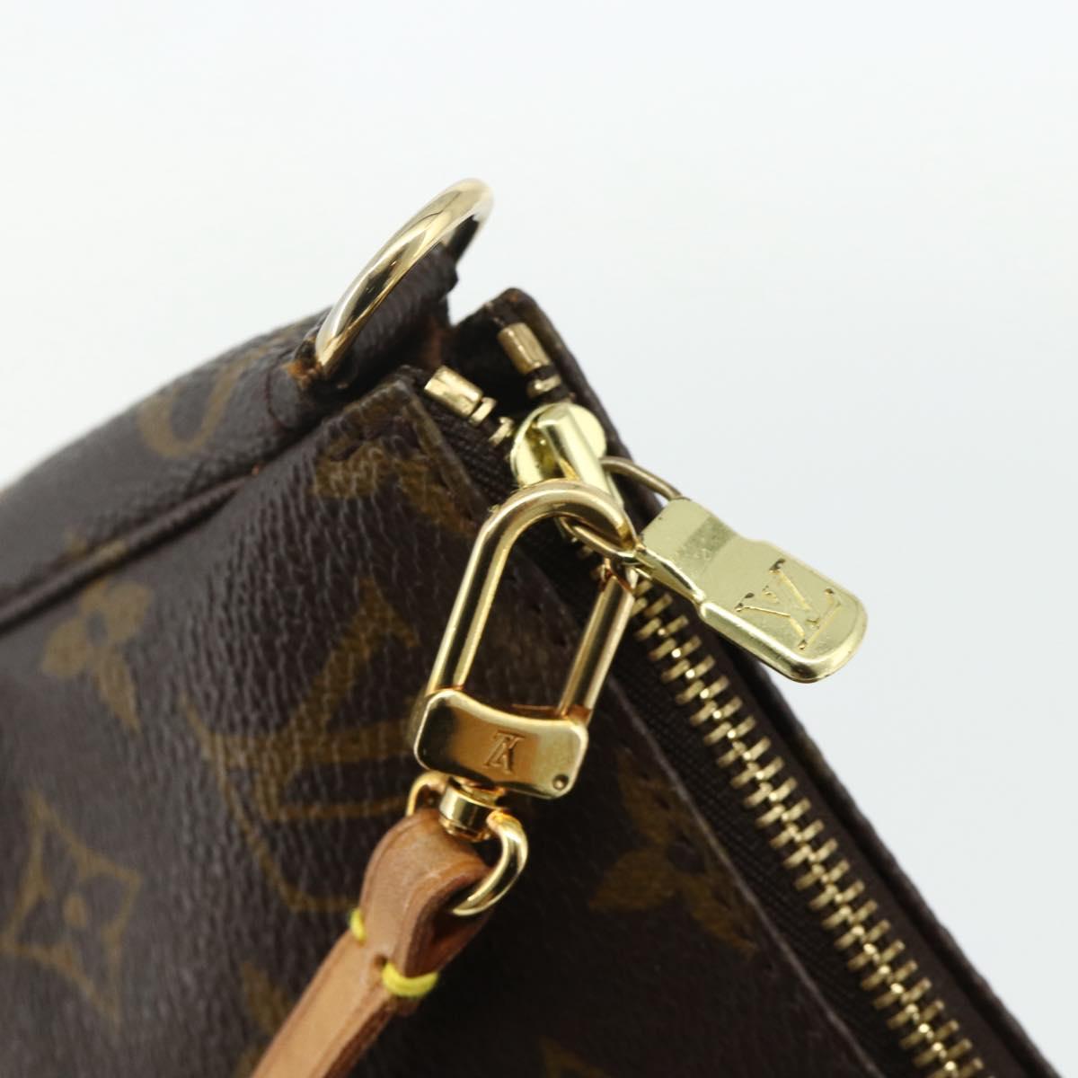 LOUIS VUITTON Monogram Pochette Accessoires Pouch M51980 LV Auth 178625A