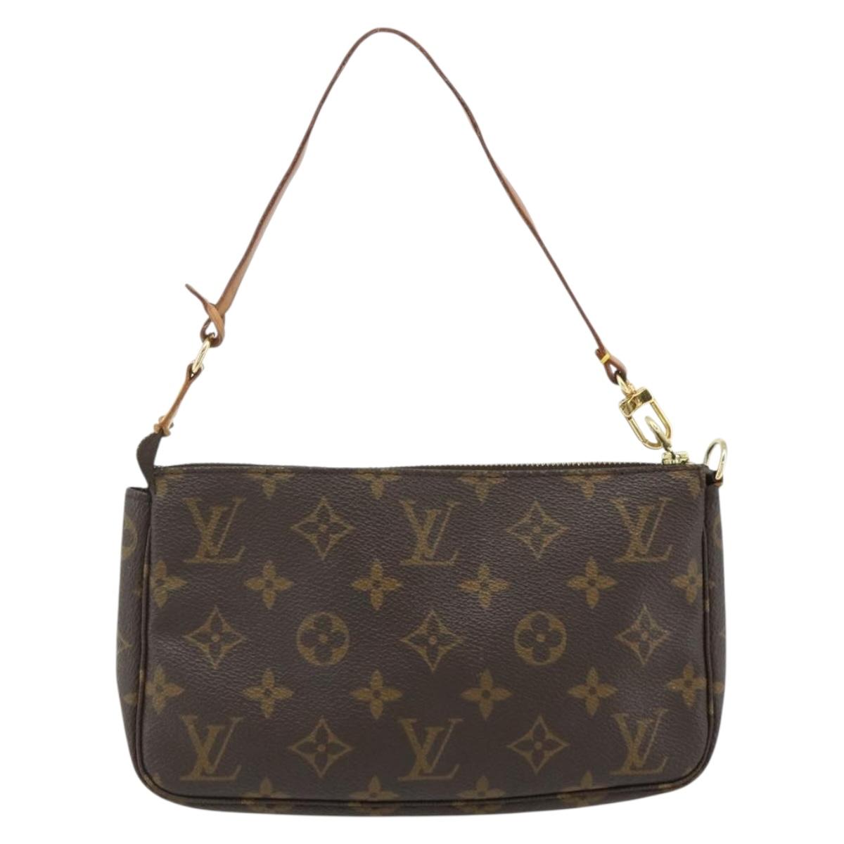 LOUIS VUITTON Monogram Pochette Accessoires Pouch M51980 LV Auth 178625A