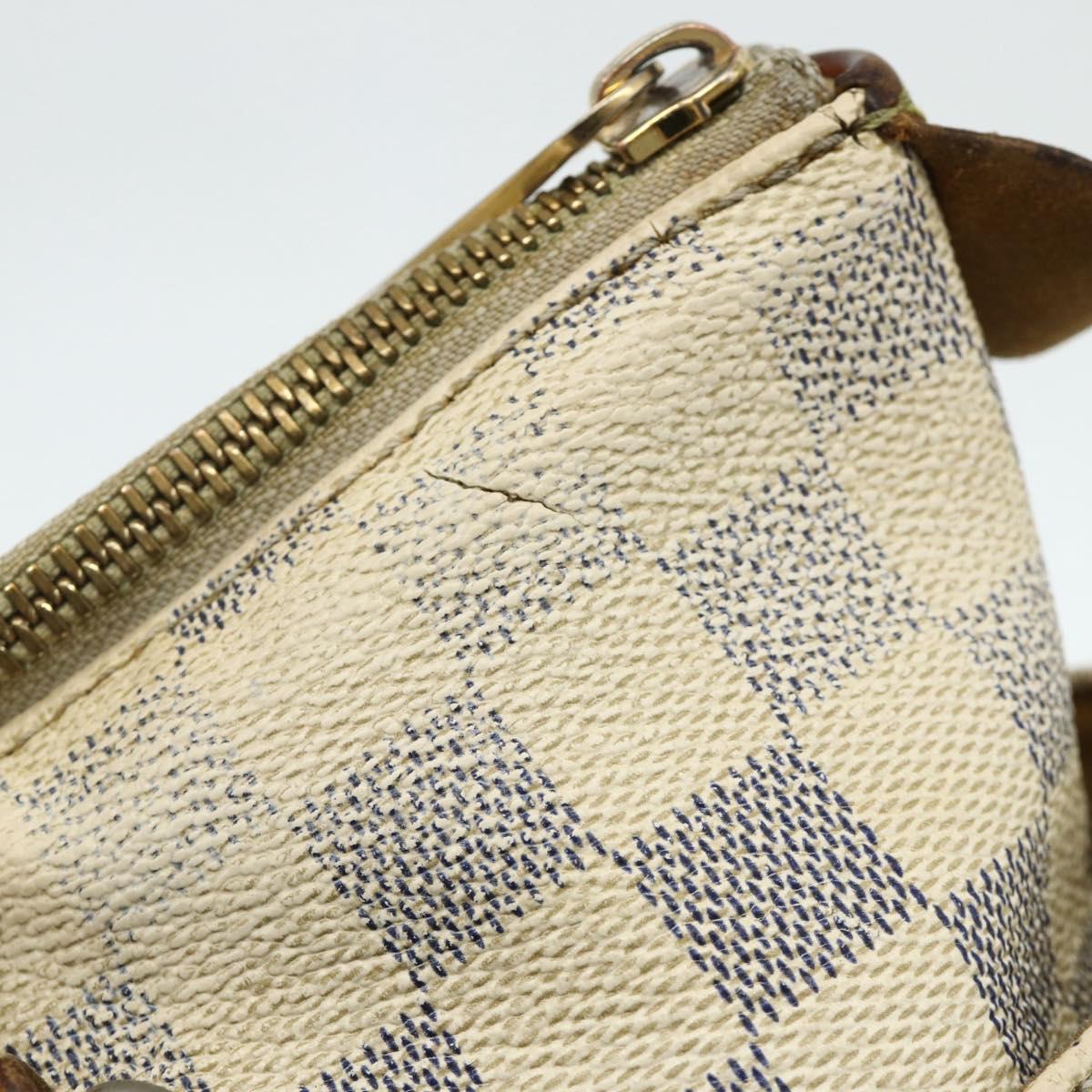 LOUIS VUITTON Damier Azur Totally PM Tote Bag N41280 LV Auth 178627