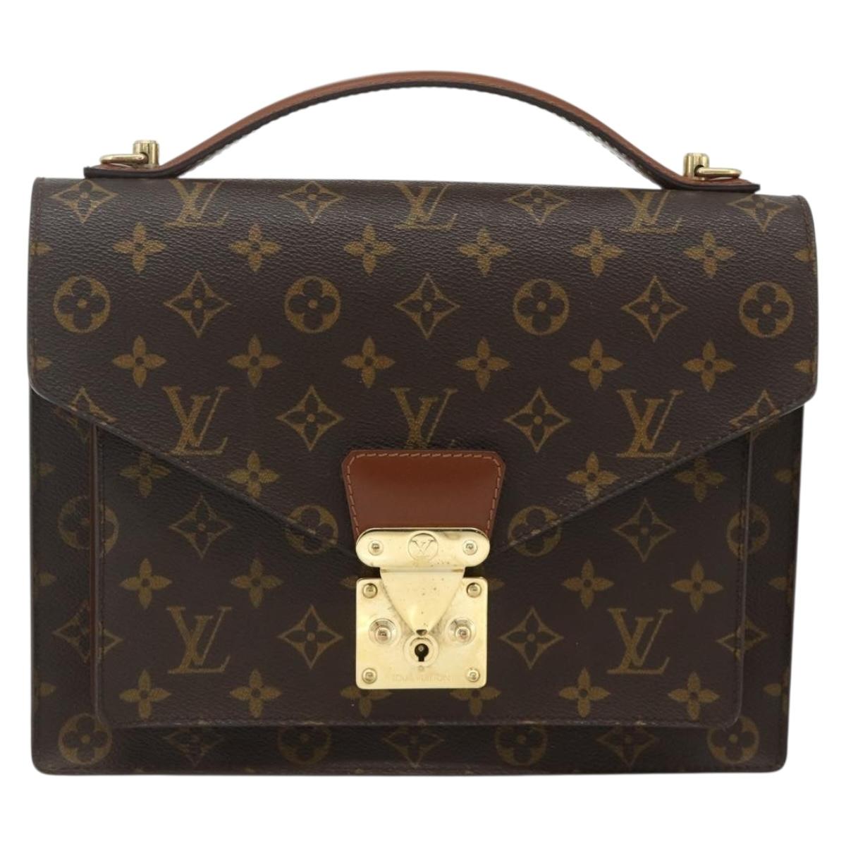 LOUIS VUITTON Monogram Monceau 28 Hand Bag M51185 LV Auth 178656