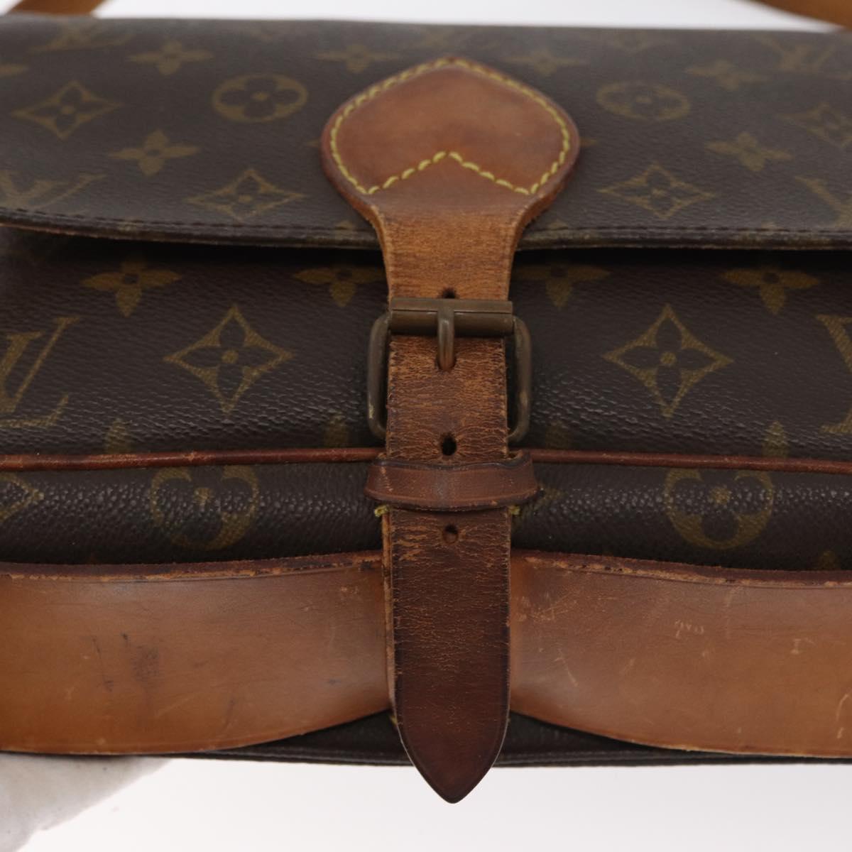 LOUIS VUITTON Monogram Cartouchiere GM Shoulder Bag M51252 LV Auth 178661