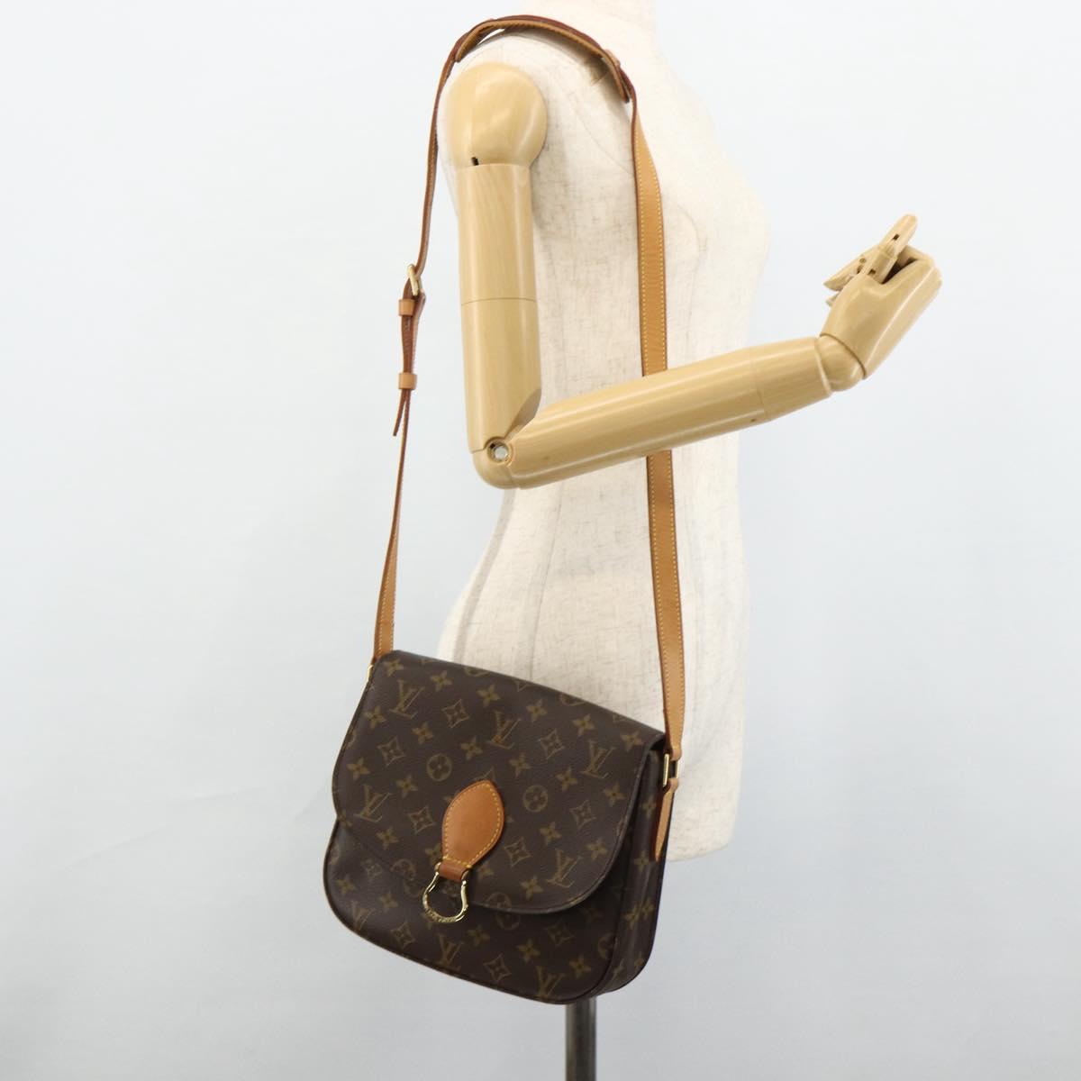 LOUIS VUITTON Monogram Saint Cloud GM Shoulder Bag M51242 LV Auth 178662A