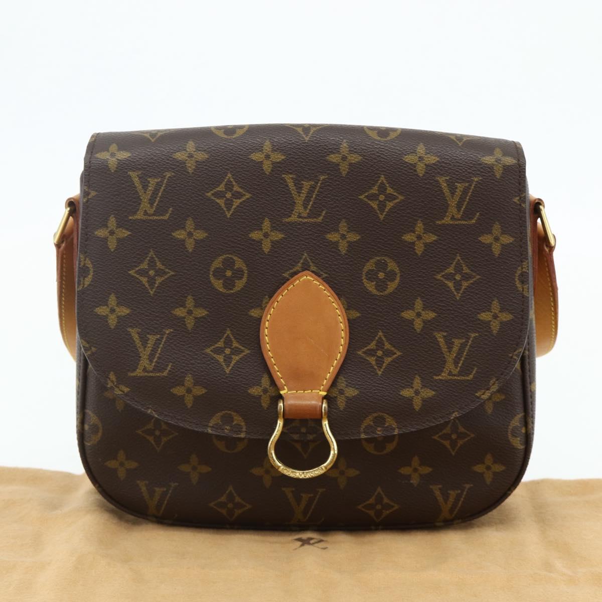 LOUIS VUITTON Monogram Saint Cloud GM Shoulder Bag M51242 LV Auth 178662A