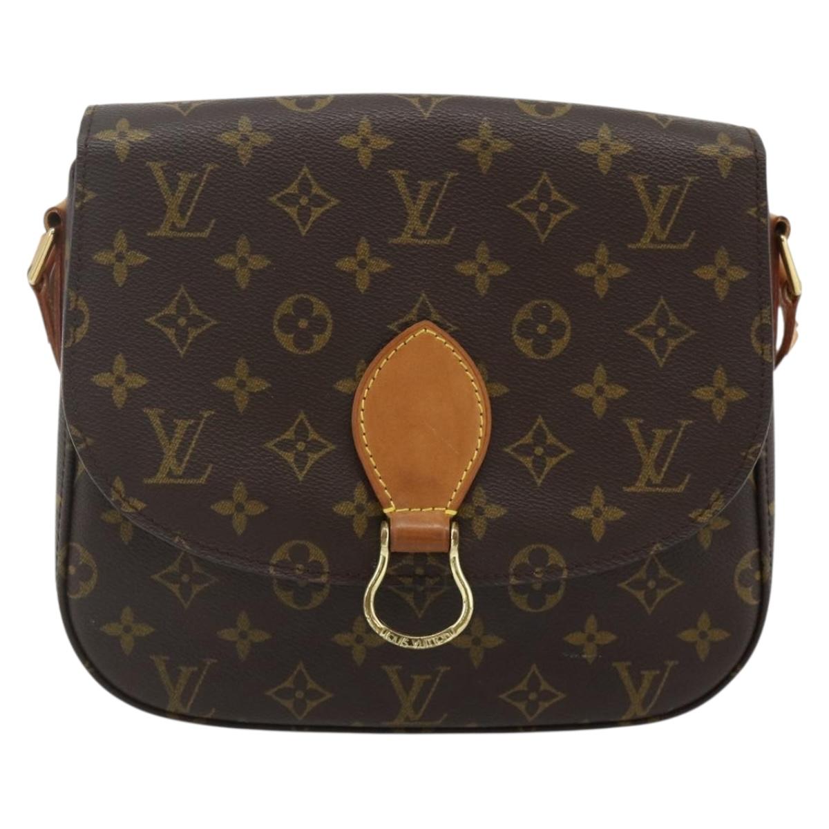 LOUIS VUITTON Monogram Saint Cloud GM Shoulder Bag M51242 LV Auth 178662A