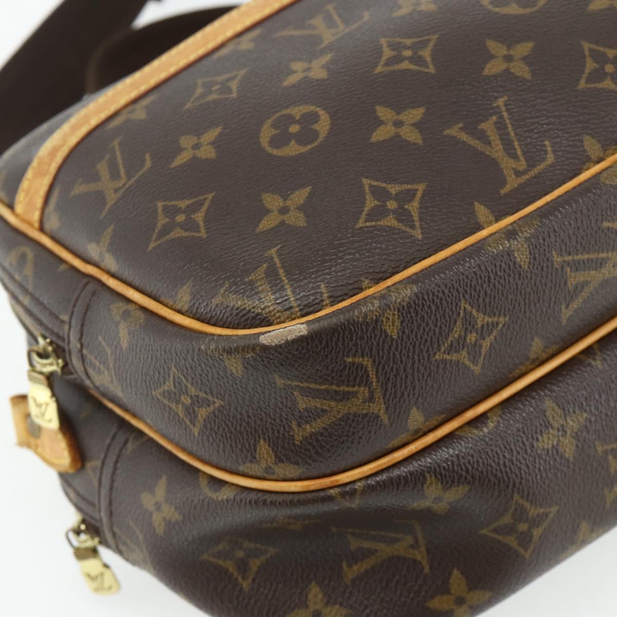 LOUIS VUITTON Monogram Reporter PM Shoulder Bag M45254 LV Auth 178667