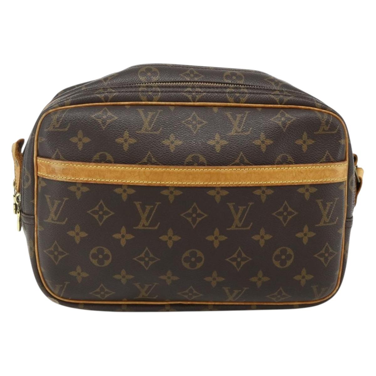 LOUIS VUITTON Monogram Reporter PM Shoulder Bag M45254 LV Auth 178667