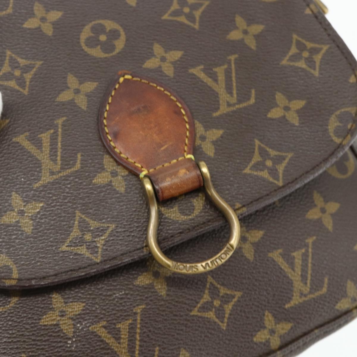 LOUIS VUITTON Monogram Saint Cloud MM Shoulder Bag M51243 LV Auth 178675