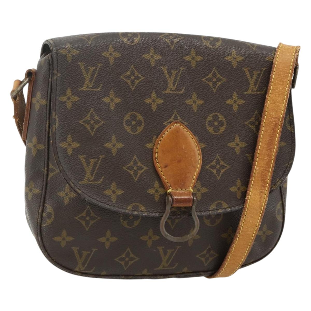 LOUIS VUITTON Monogram Saint Cloud GM Shoulder Bag M51242 LV Auth 178676