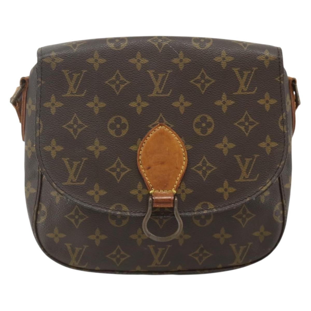 LOUIS VUITTON Monogram Saint Cloud GM Shoulder Bag M51242 LV Auth 178676