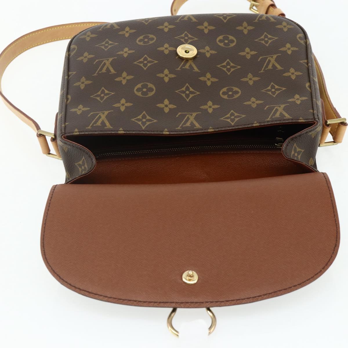LOUIS VUITTON Monogram Saint Cloud GM Shoulder Bag M51242 LV Auth 178677A