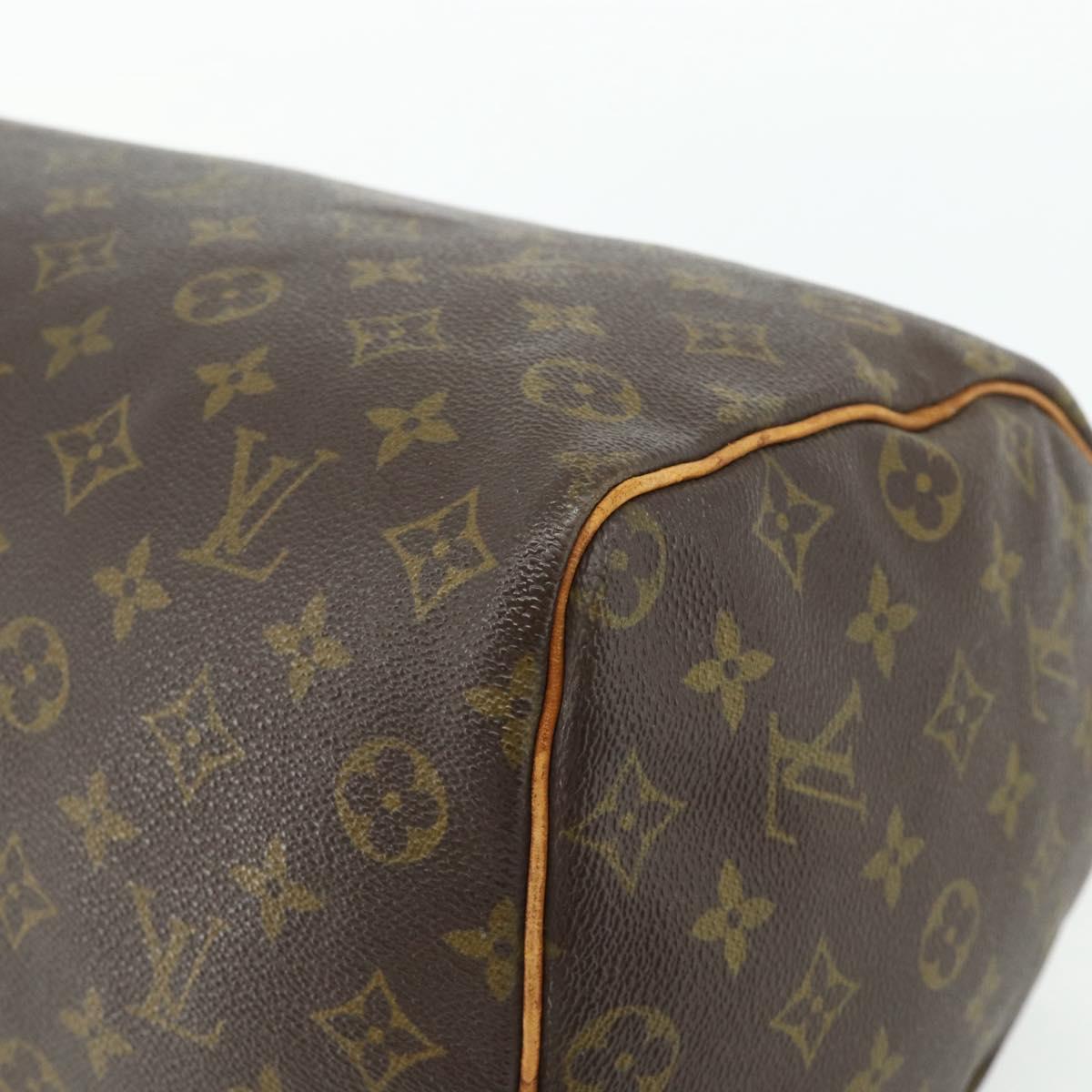 LOUIS VUITTON Monogram Speedy 35 Hand Bag M41524 LV Auth 178680