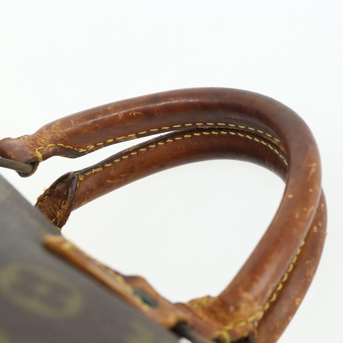 LOUIS VUITTON Monogram Speedy 35 Hand Bag M41524 LV Auth 178680