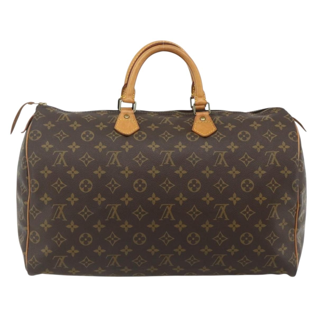 LOUIS VUITTON Monogram Speedy 40 Hand Bag M41522 LV Auth 178681A