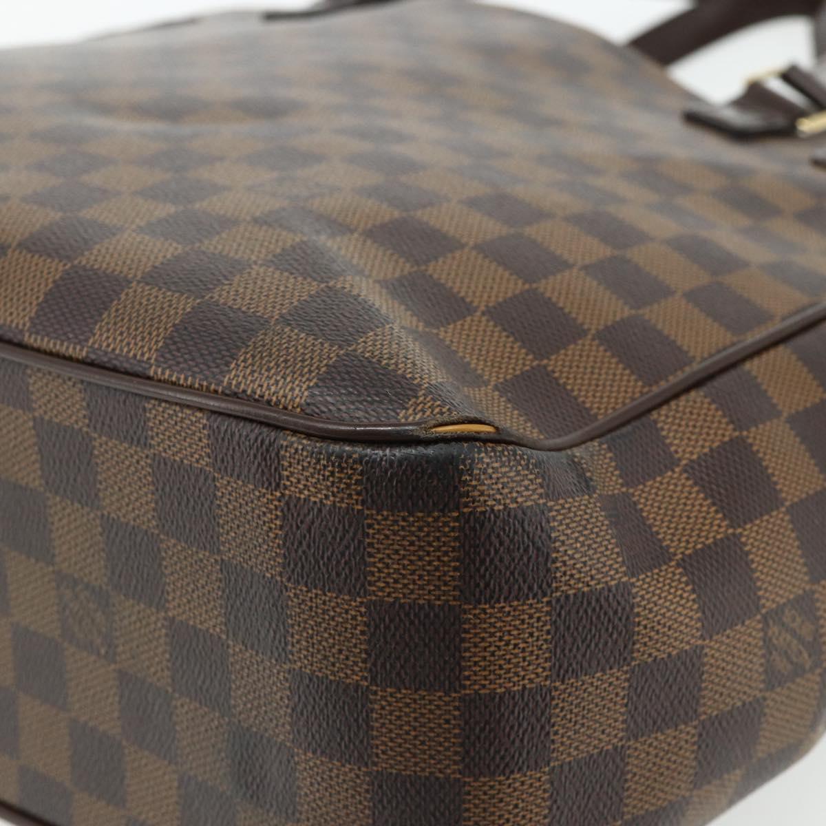 LOUIS VUITTON Damier Ebene Uzes Hand Bag N51128 LV Auth 178683