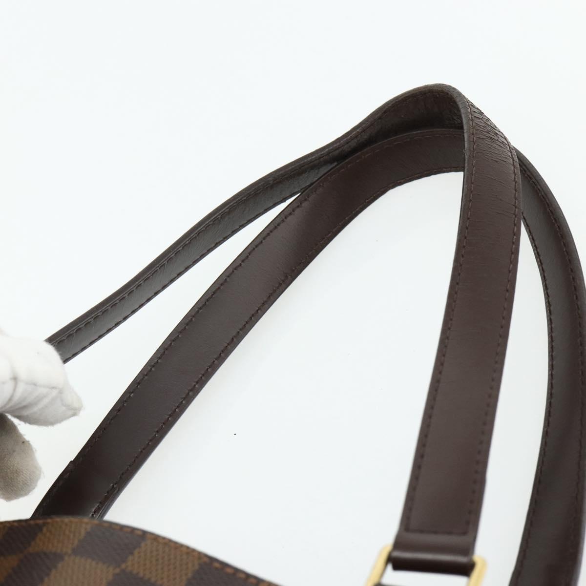 LOUIS VUITTON Damier Ebene Uzes Hand Bag N51128 LV Auth 178683