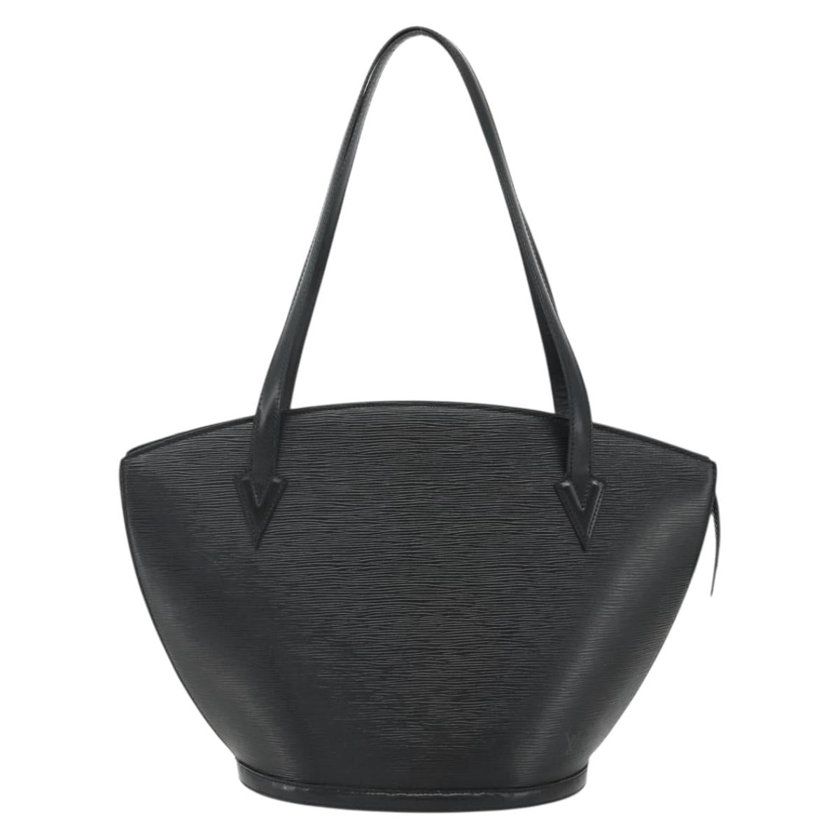 LOUIS VUITTON Epi Saint Jacques Shopping Shoulder Bag Black M52272 Auth 178686