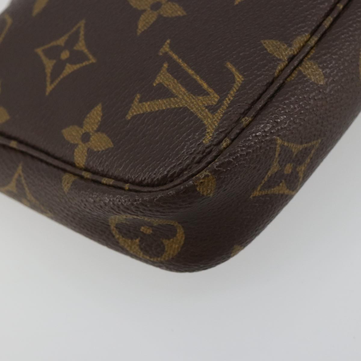 LOUIS VUITTON Monogram Pochette Accessoires Pouch M51980 LV Auth 178696