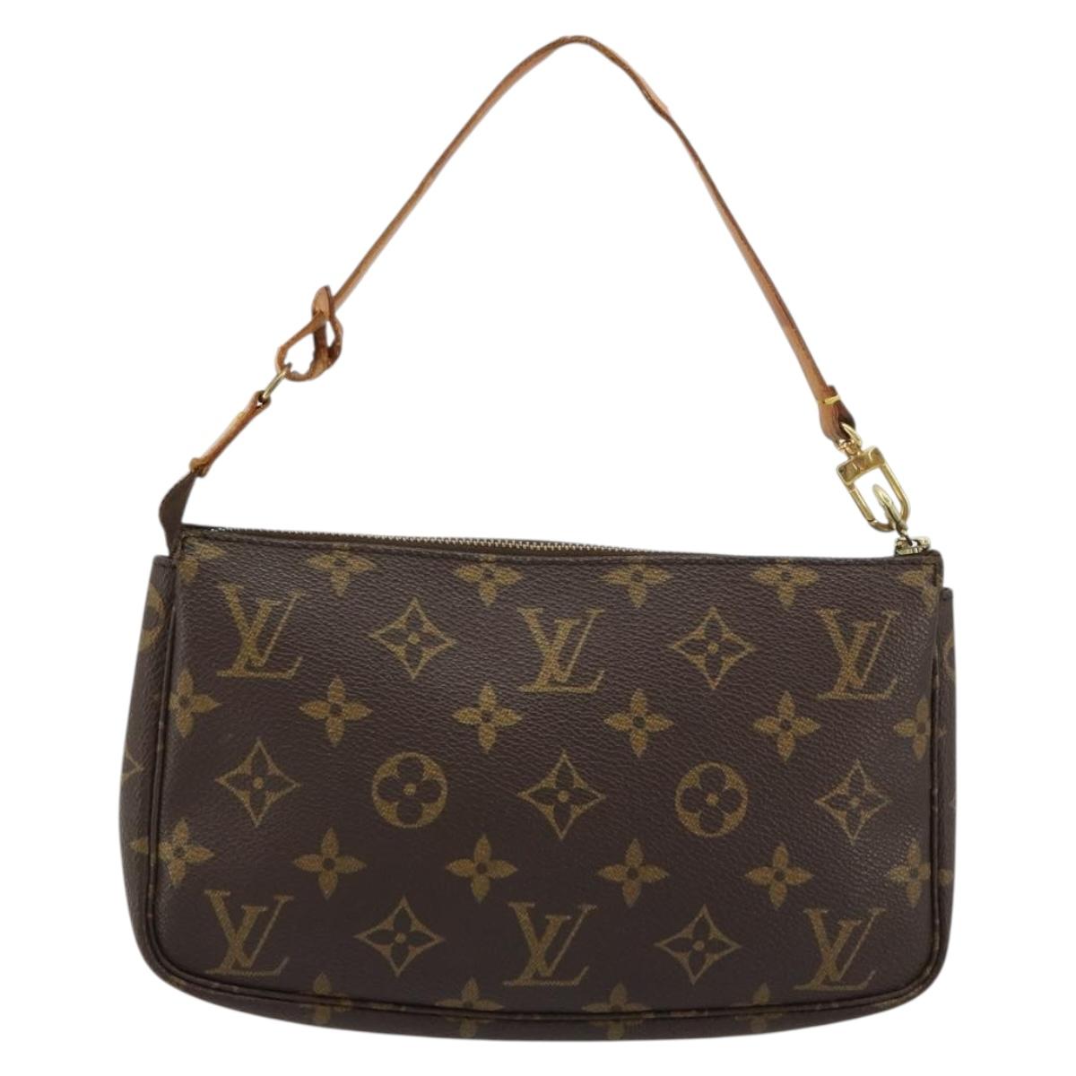 LOUIS VUITTON Monogram Pochette Accessoires Pouch M51980 LV Auth 178696