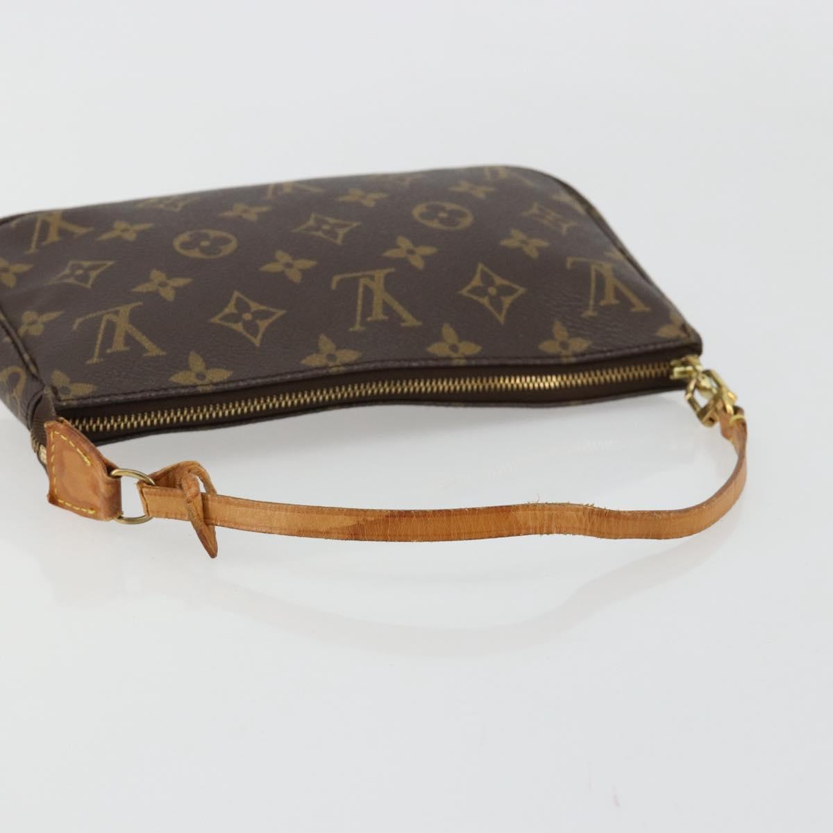 LOUIS VUITTON Monogram Pochette Accessoires Pouch M51980 LV Auth 178696