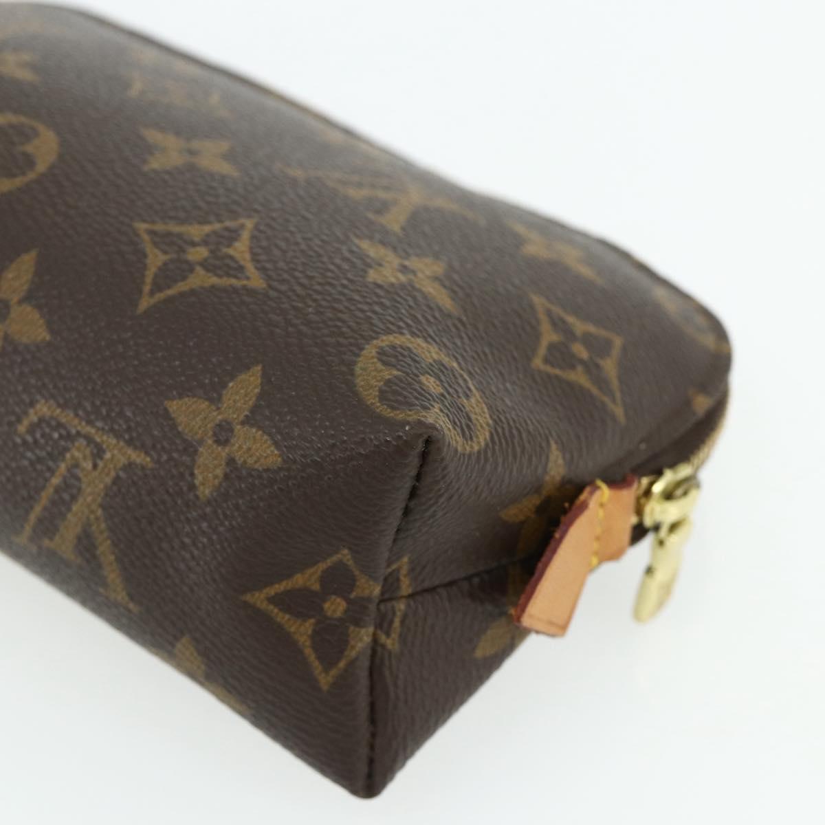 LOUIS VUITTON Monogram Pochette Cosmetic PM Pouch M43998 LV Auth 178697