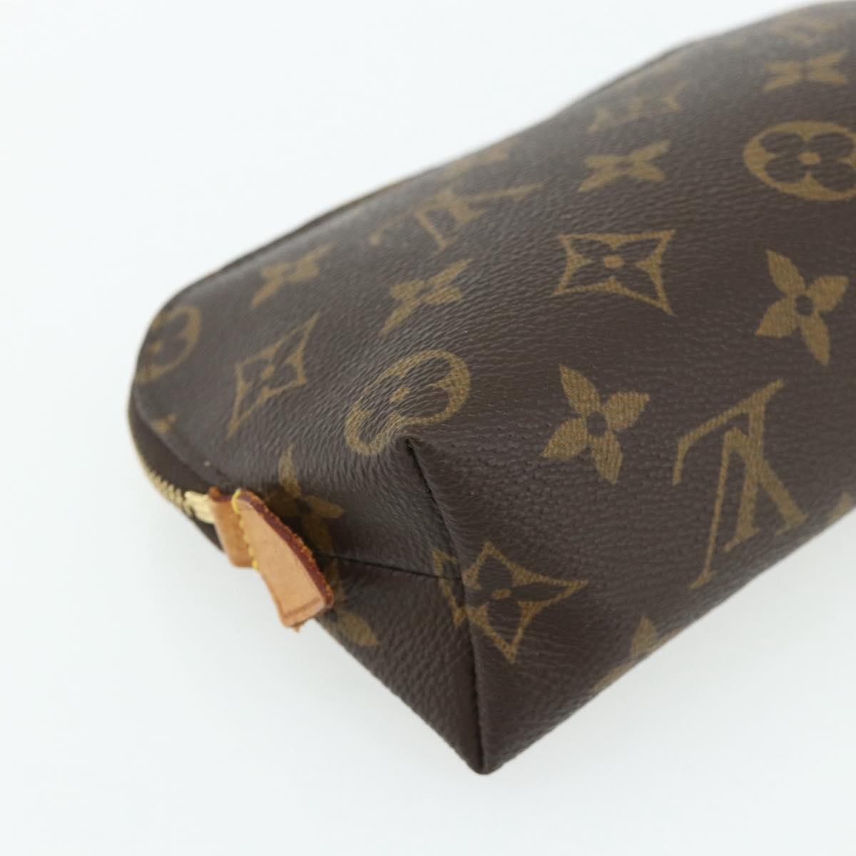 LOUIS VUITTON Monogram Pochette Cosmetic PM Pouch M43998 LV Auth 178697