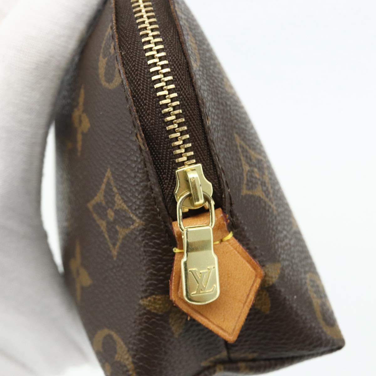 LOUIS VUITTON Monogram Pochette Cosmetic PM Pouch M43998 LV Auth 178697