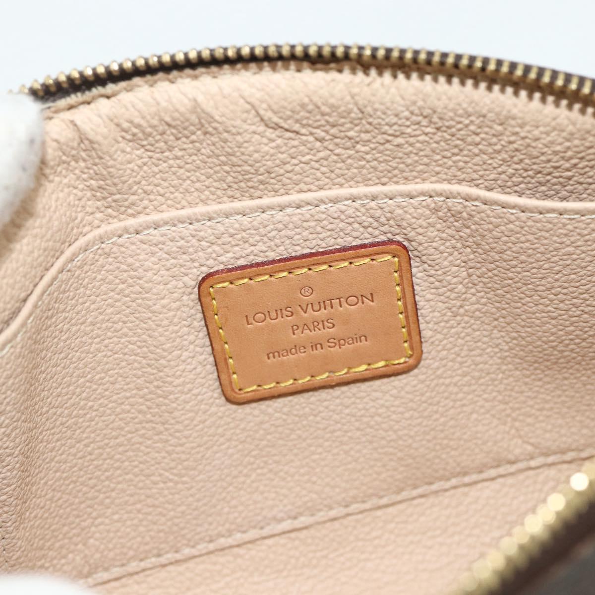 LOUIS VUITTON Monogram Pochette Cosmetic PM Pouch M43998 LV Auth 178697