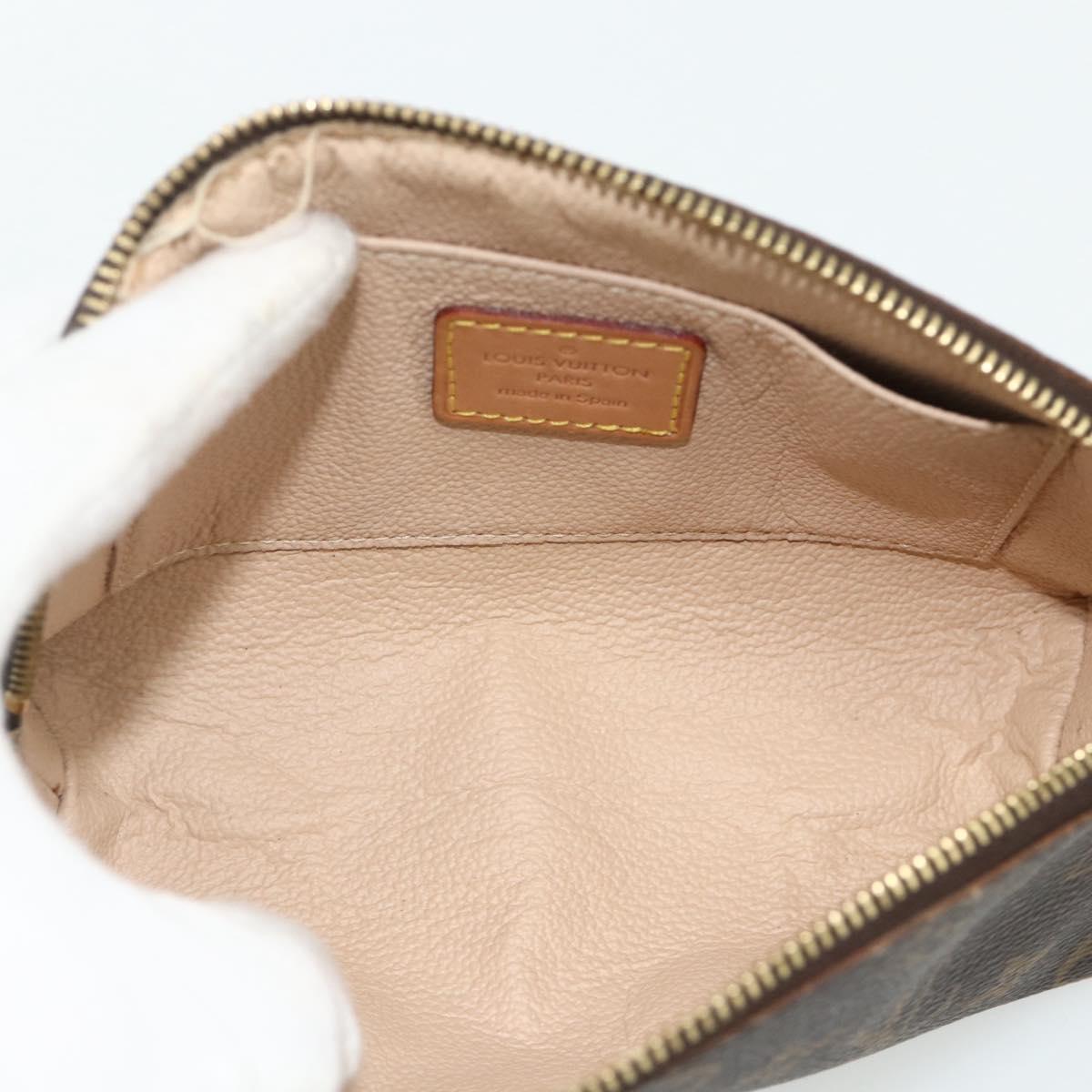 LOUIS VUITTON Monogram Pochette Cosmetic PM Pouch M43998 LV Auth 178697