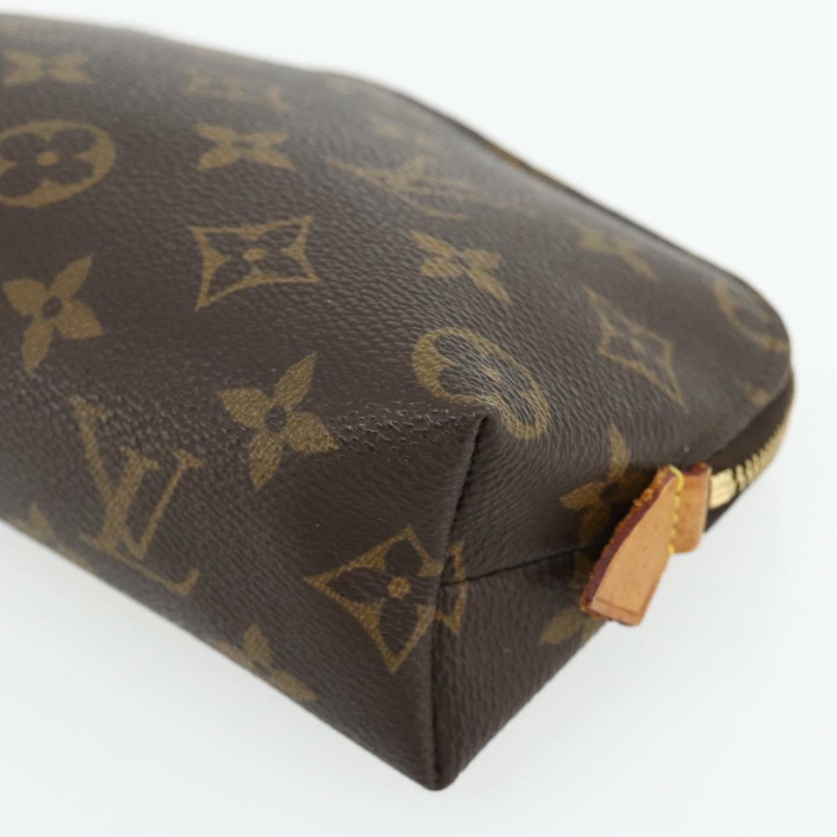 LOUIS VUITTON Monogram Pochette Cosmetic PM Pouch M43998 LV Auth 178697