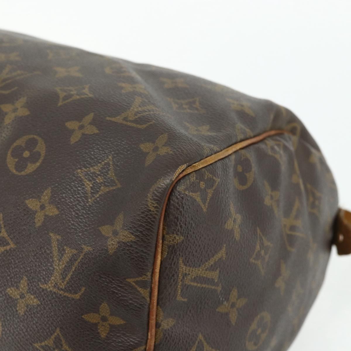 LOUIS VUITTON Monogram Speedy 30 Hand Bag M41526 LV Auth 178699