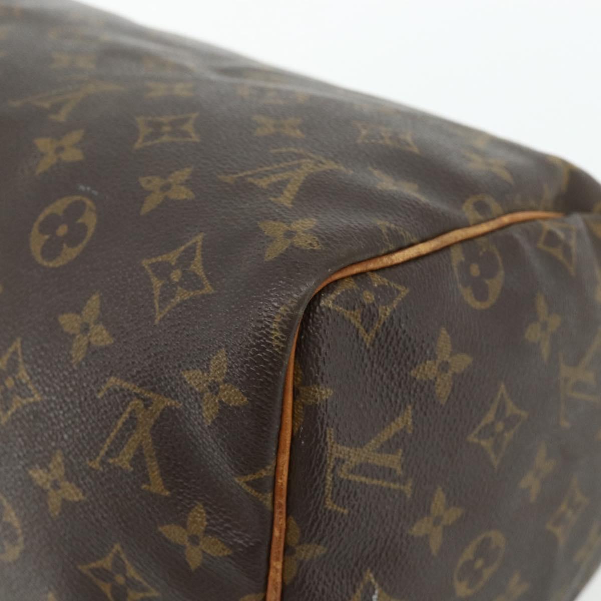 LOUIS VUITTON Monogram Speedy 30 Hand Bag M41526 LV Auth 178699