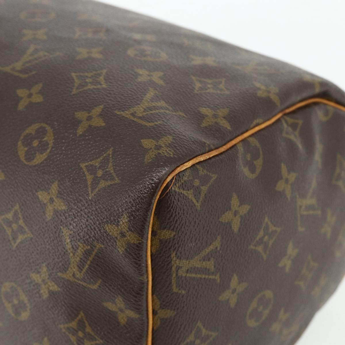 LOUIS VUITTON Monogram Speedy 30 Hand Bag M41526 LV Auth 178700
