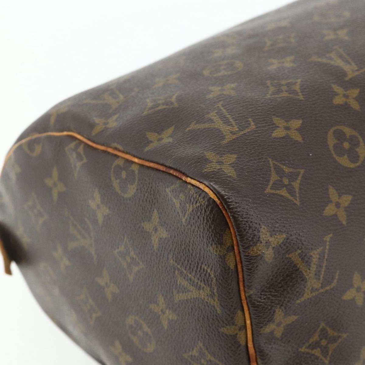 LOUIS VUITTON Monogram Speedy 30 Hand Bag M41526 LV Auth 178700