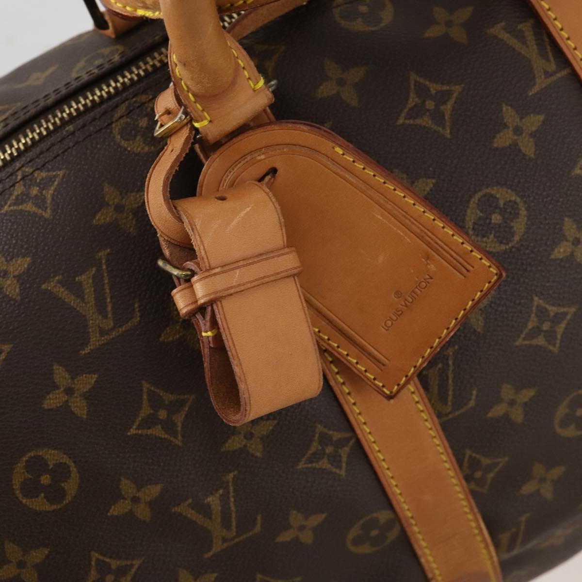 LOUIS VUITTON Monogram Keepall Bandouliere 45 Boston Bag M41418 LV Auth 178703A