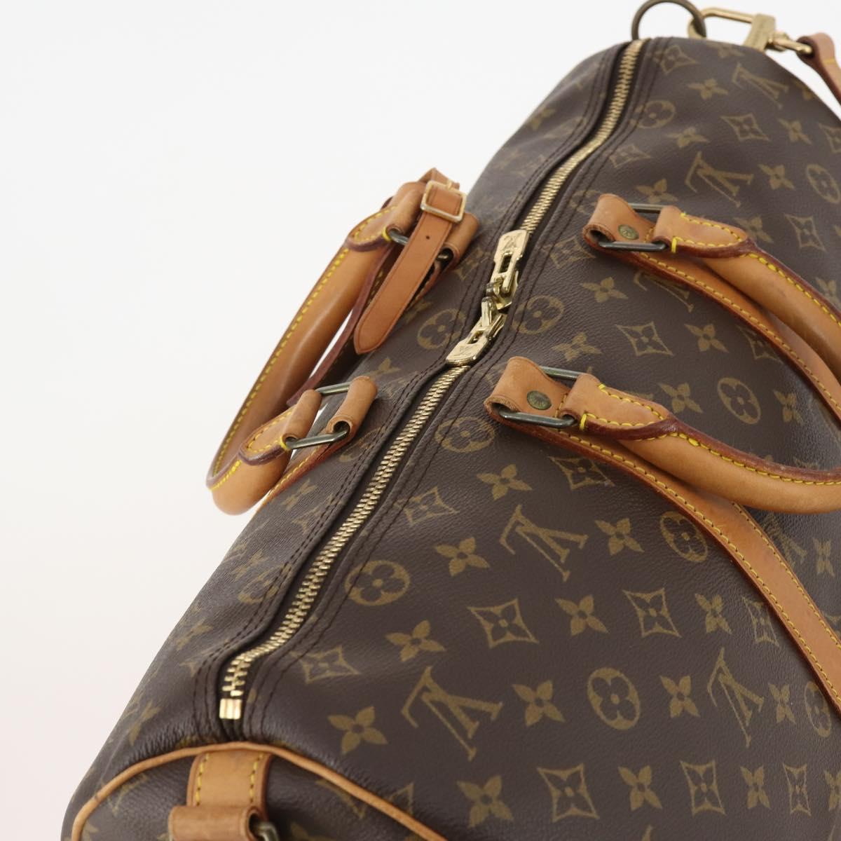 LOUIS VUITTON Monogram Keepall Bandouliere 45 Boston Bag M41418 LV Auth 178703A