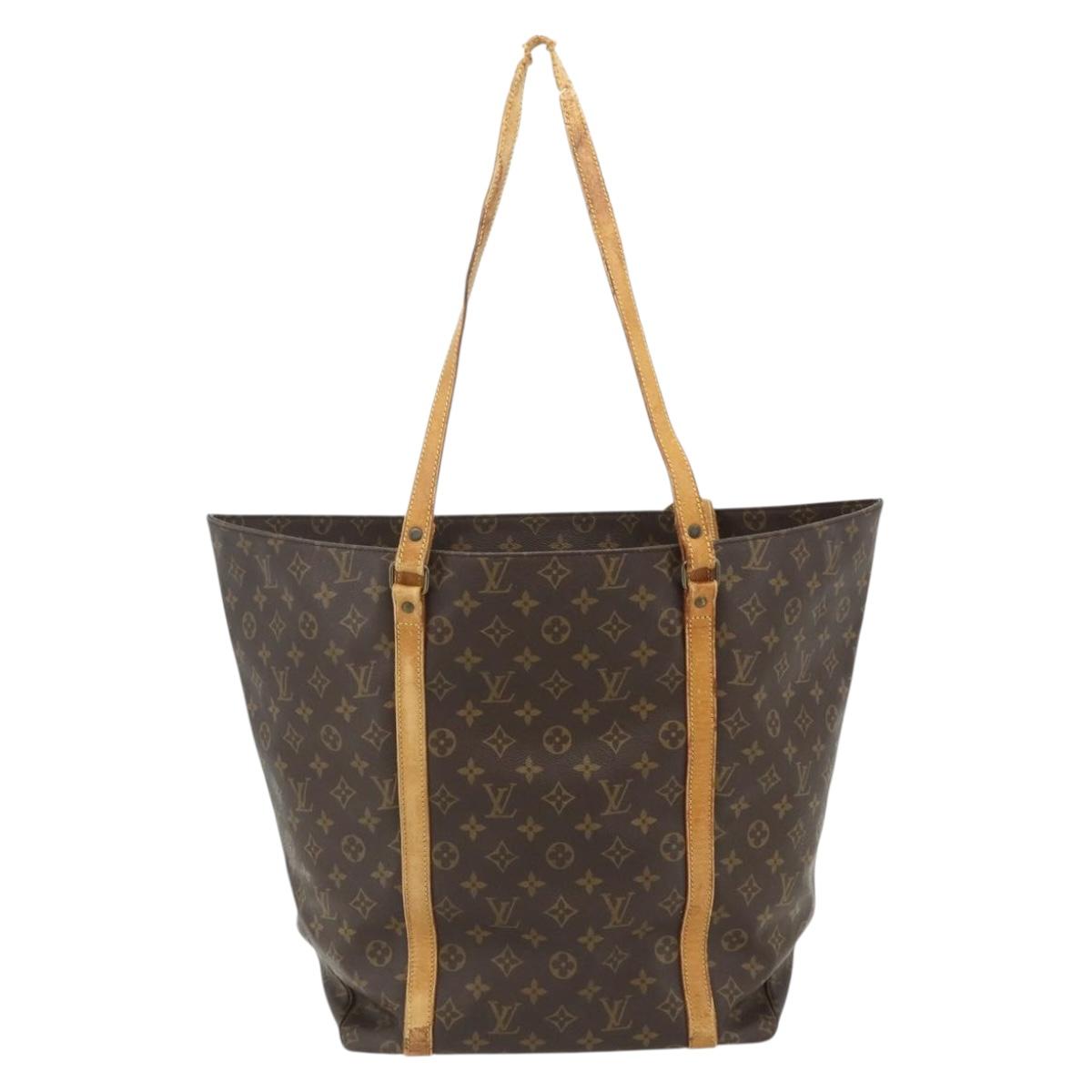 LOUIS VUITTON Monogram Sac Shopping GM Tote Bag M51110 LV Auth 178708