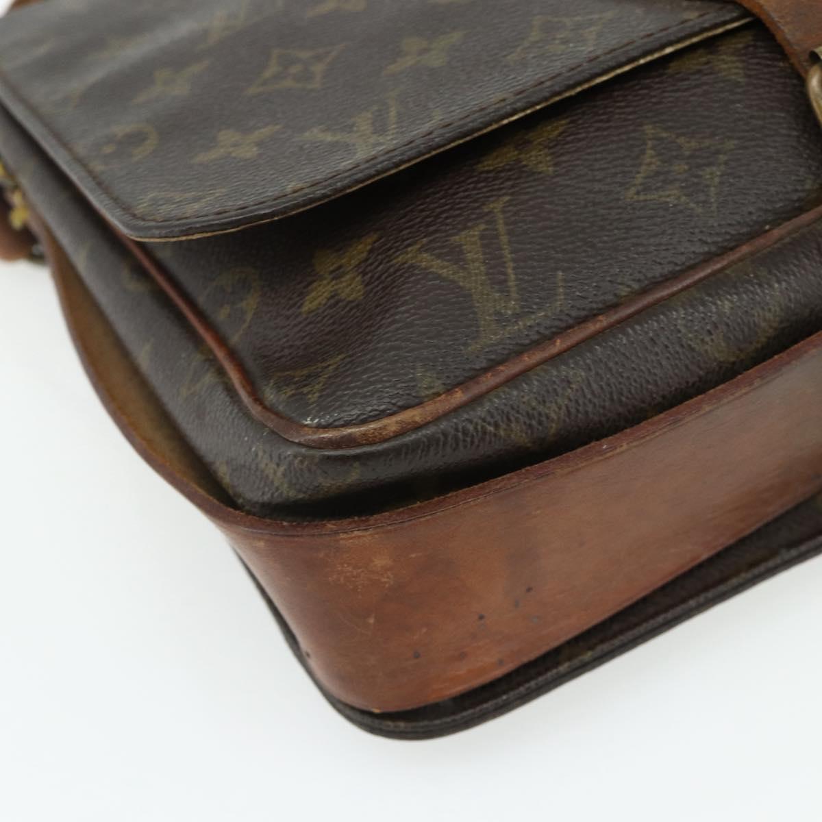 LOUIS VUITTON Monogram Cartouchiere GM Shoulder Bag M51252 LV Auth 178716