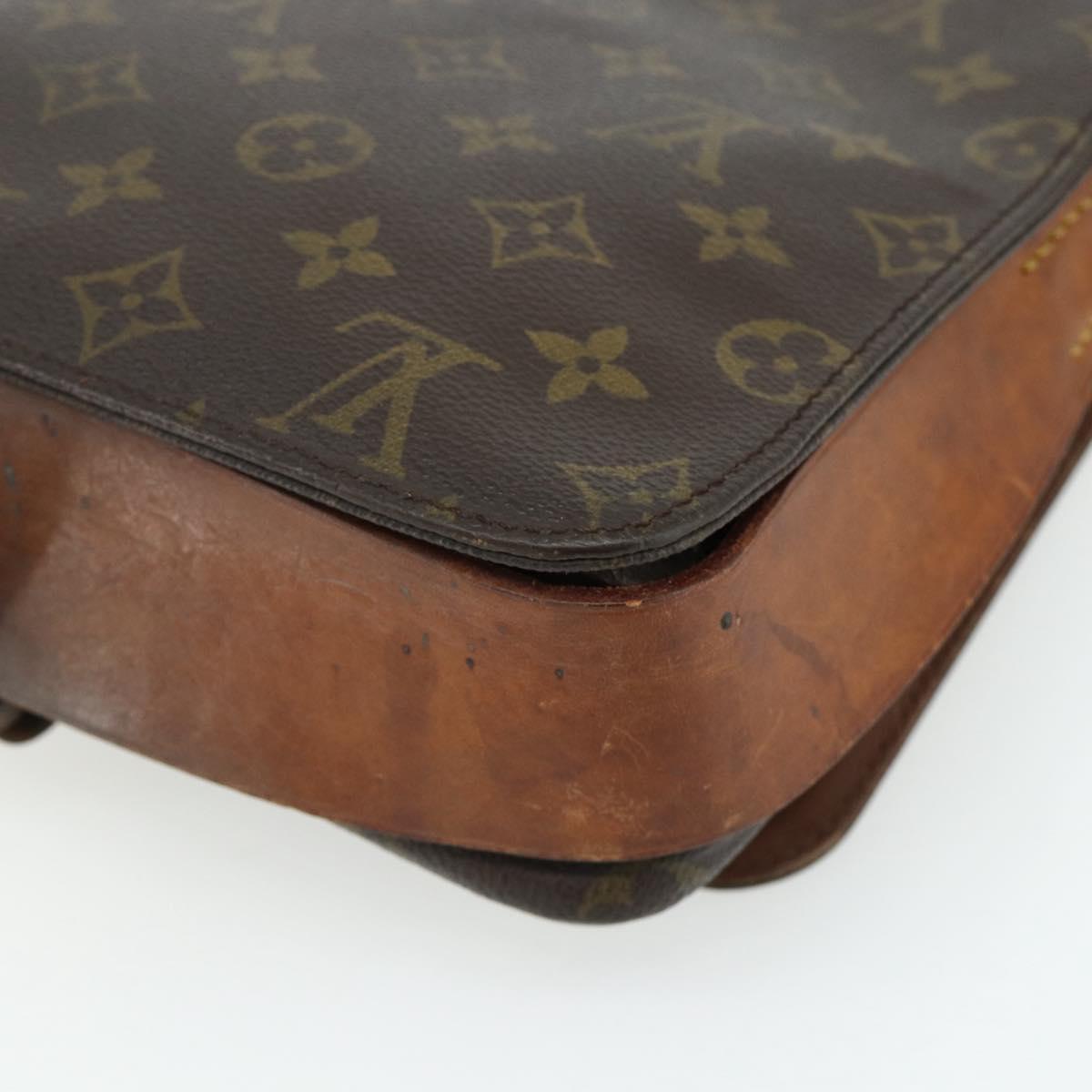 LOUIS VUITTON Monogram Cartouchiere GM Shoulder Bag M51252 LV Auth 178716