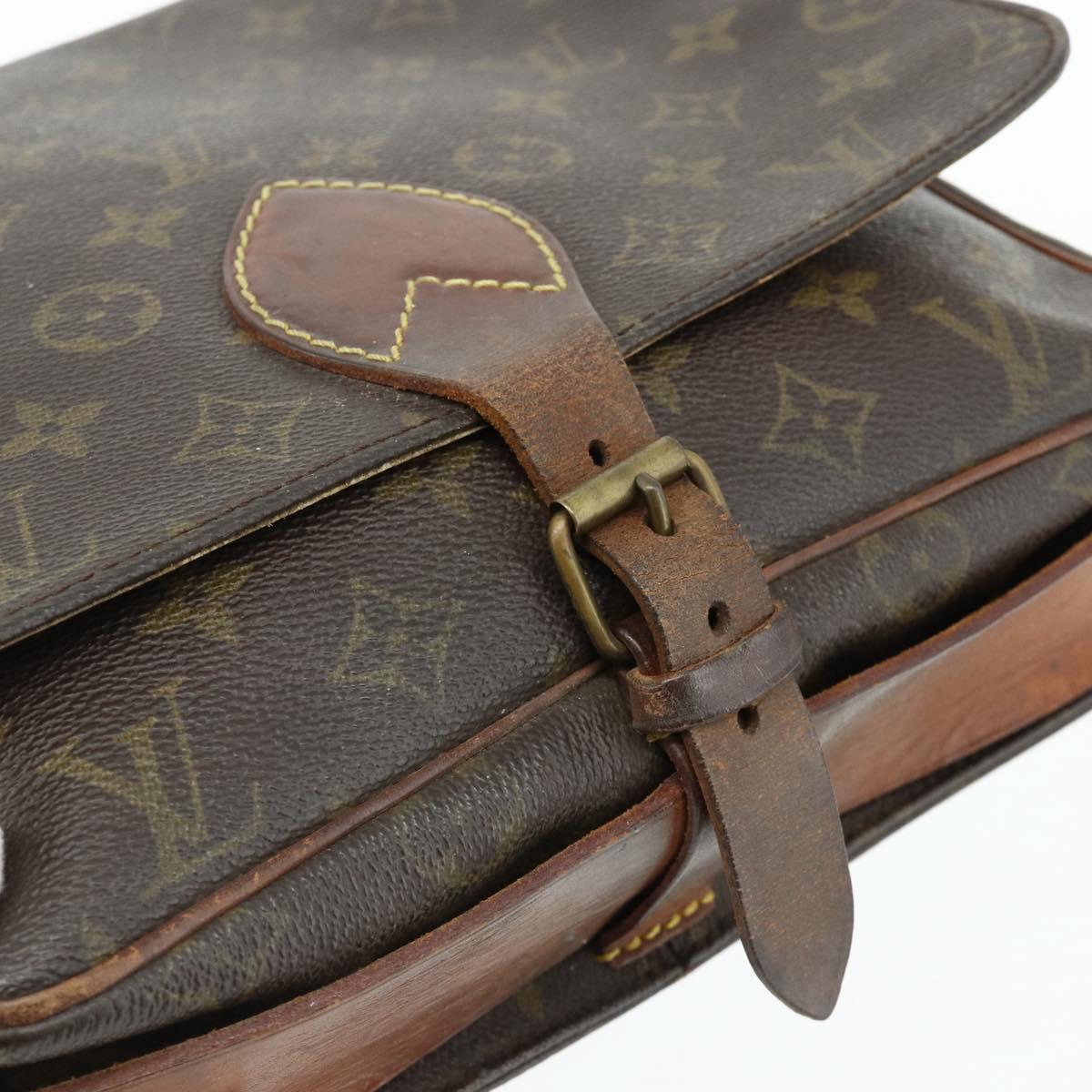LOUIS VUITTON Monogram Cartouchiere GM Shoulder Bag M51252 LV Auth 178716