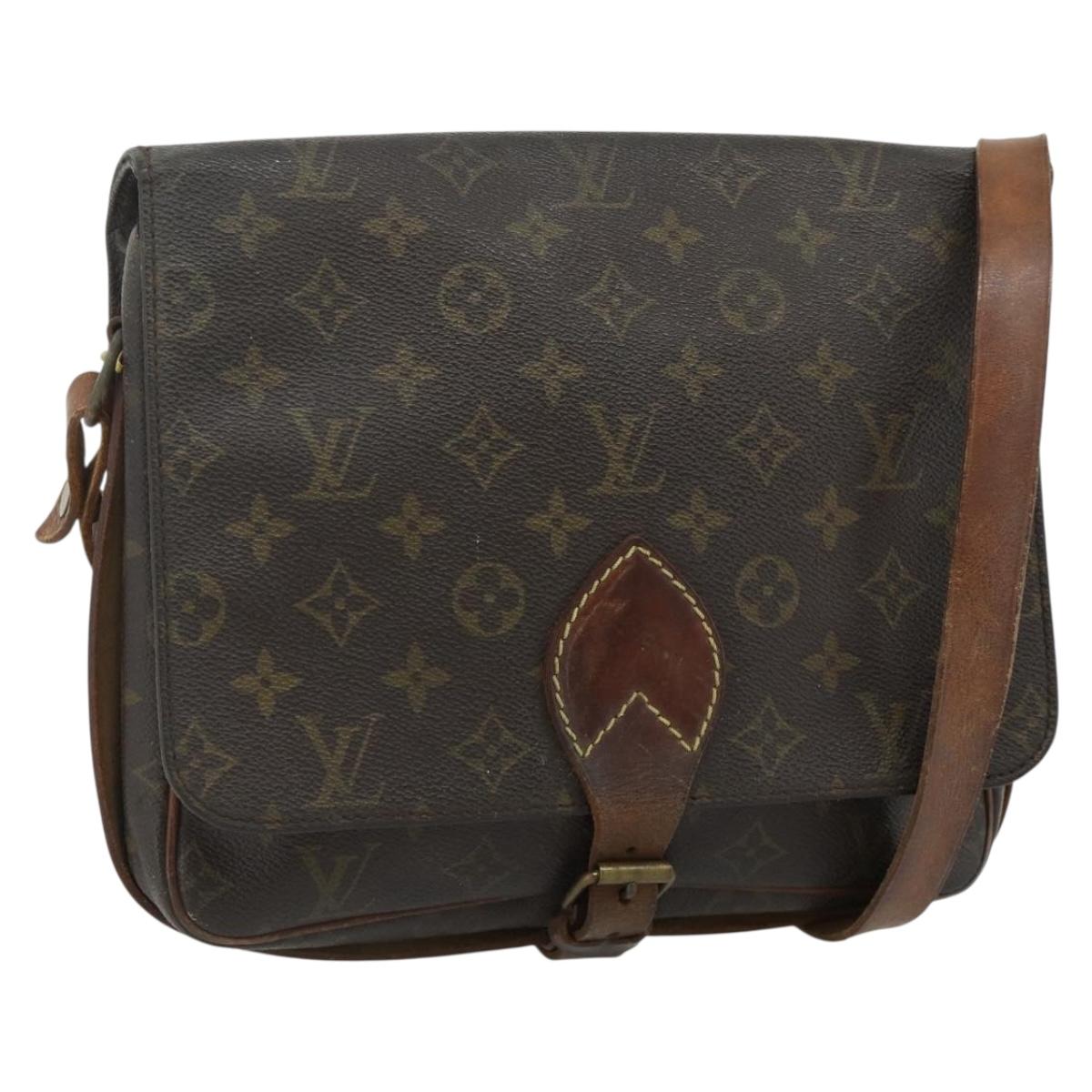 LOUIS VUITTON Monogram Cartouchiere GM Shoulder Bag M51252 LV Auth 178716