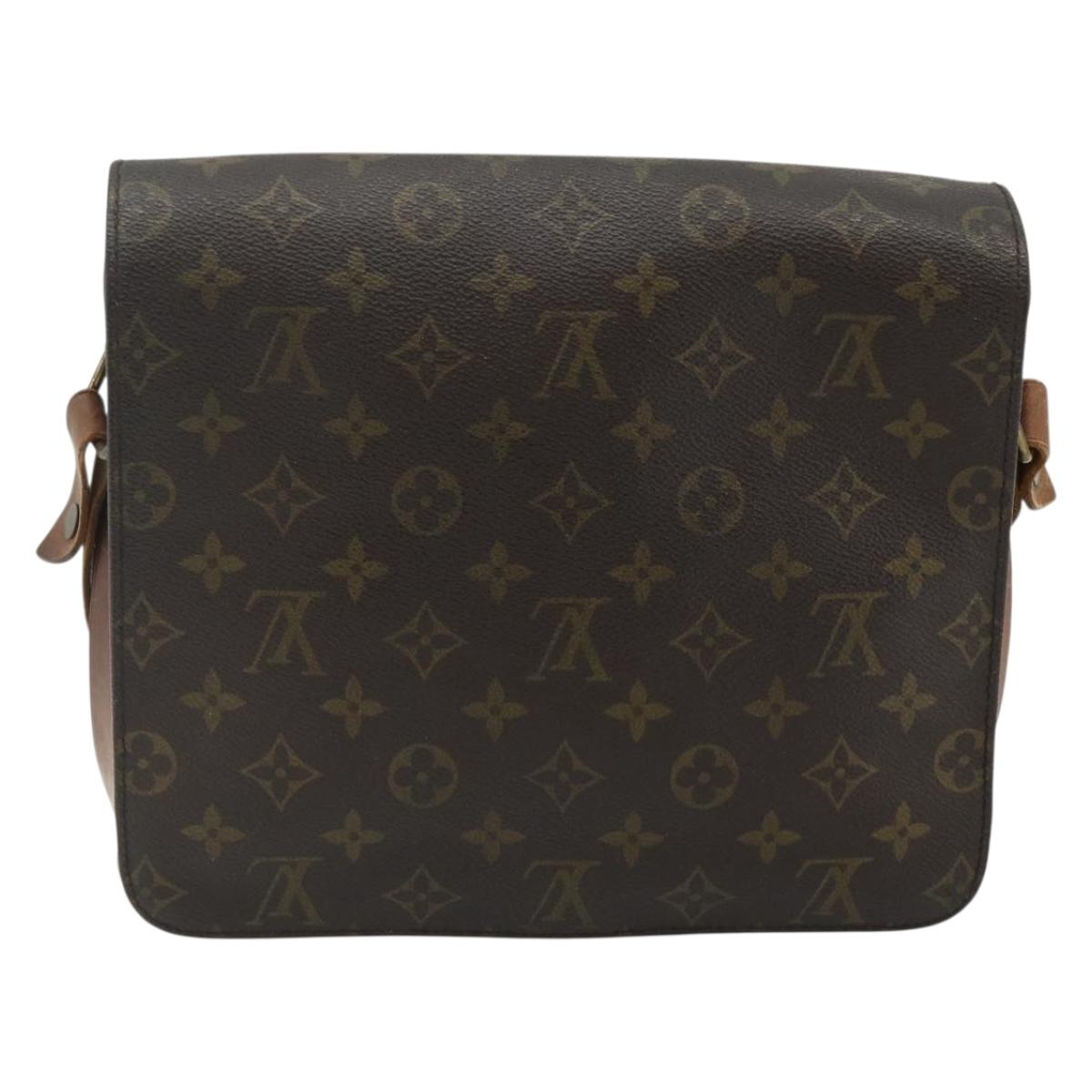 LOUIS VUITTON Monogram Cartouchiere GM Shoulder Bag M51252 LV Auth 178716