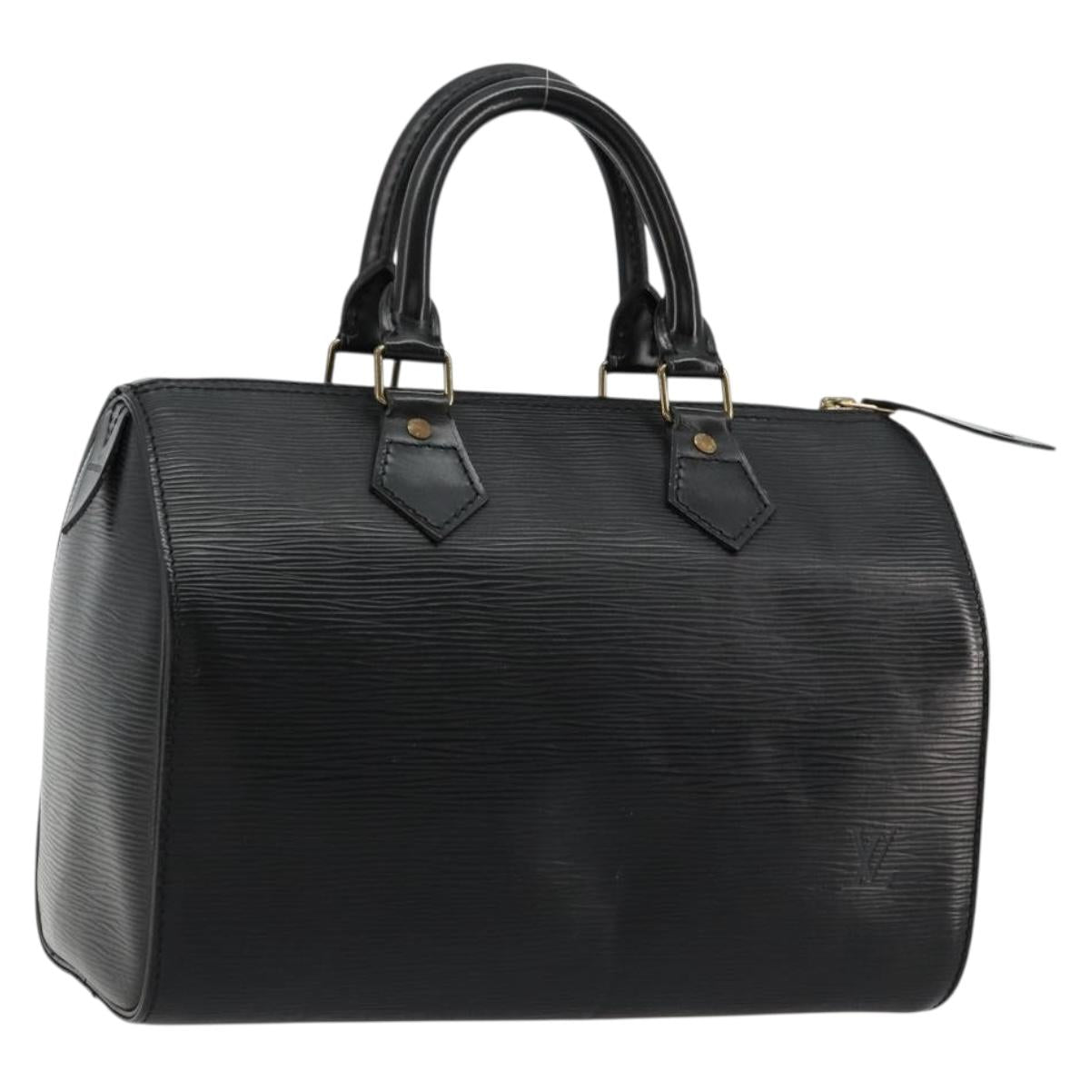 LOUIS VUITTON Epi Speedy 25 Hand Bag Black M59042 LV Auth 178719V