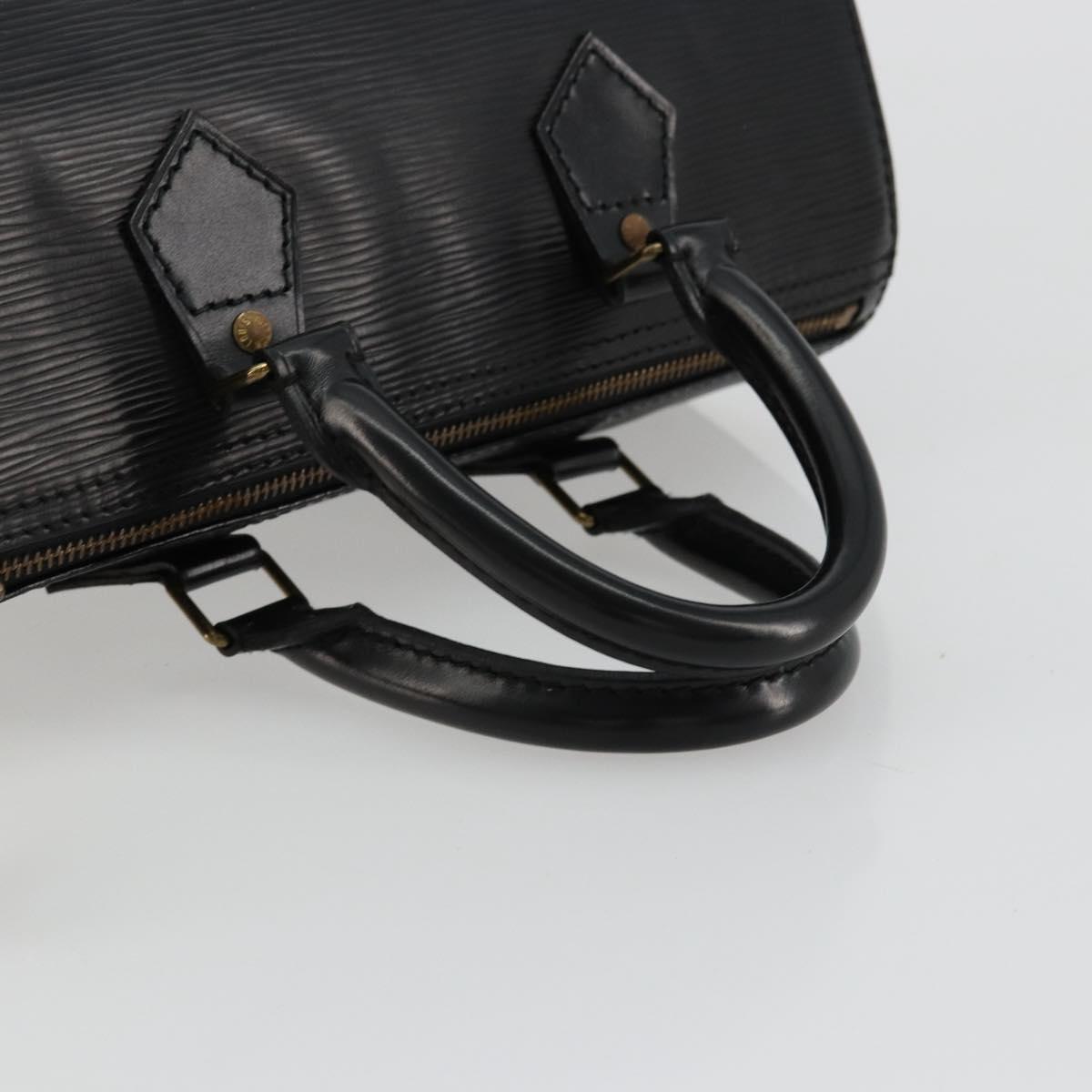 LOUIS VUITTON Epi Speedy 25 Hand Bag Black M59042 LV Auth 178719V