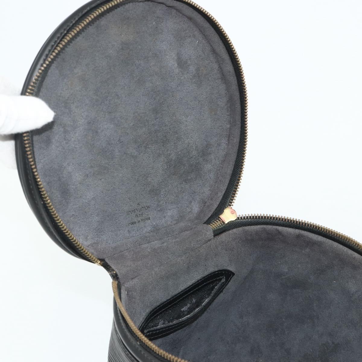 LOUIS VUITTON Epi Cannes Hand Bag Black M48032 LV Auth 178721